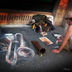 The street artist