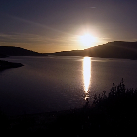 Sunset dam Belmeken