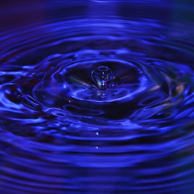 drop in blue