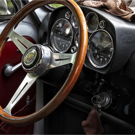 Fiat Abarth 1000 TC - cockpit... мисля, че е оригиналния, поне така ми каза собственика..