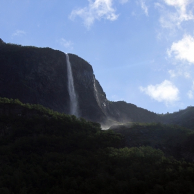 Vodopad krai Flam, Norvegia