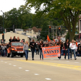 Първият учебен ден - отборът по волейбол ( Homecoming,Saint Charles East High School)