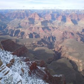 Зима в Grand Canyon