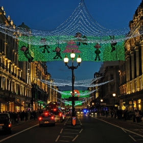 Christmas lights(Oxford street London)