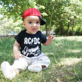 for those about to rock... baby rock :)