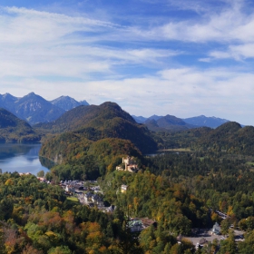 Поглед от Neuschwanstein castle