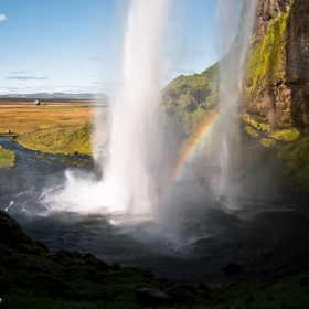 Icelandic waterfall