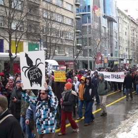 No ACTA - Europe, Bulgaria, Sofia 20120211