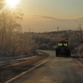 - 12 градуса, слънчево...