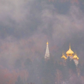 в мъглата...