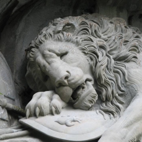 Switzerland, Lucerne - Lion Monument