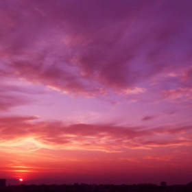 As the Sun goes down