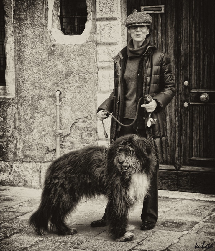 Laura and her dog Gina