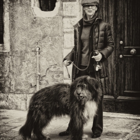 Laura and her dog Gina