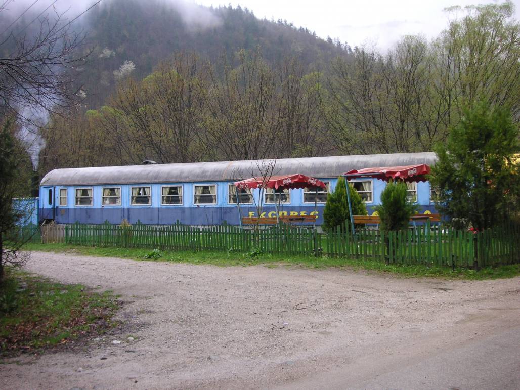 Вагон-ресторант в Балкана:)
