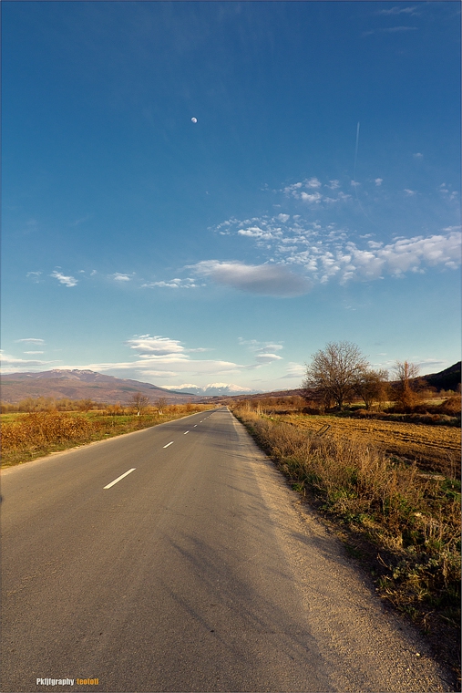 On the road...