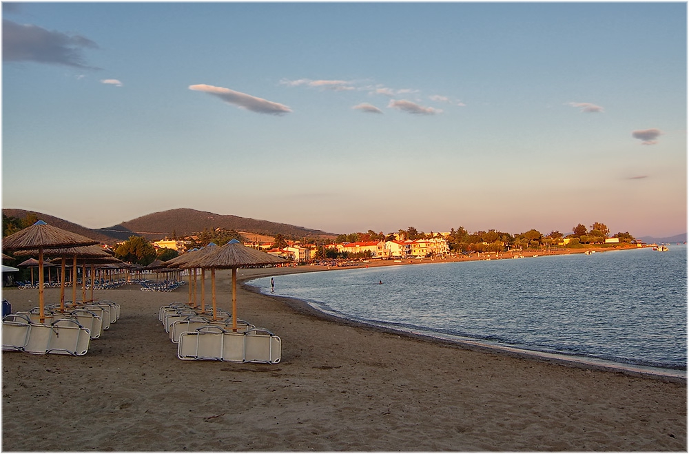 Liotrivi beach окъпан в залезни лъчи!