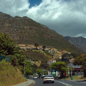 Table Mountain National Park - тук вдясно се отколонява пътя за Нос Добра надежда.