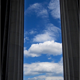 Washington Monument: a view from Lincoln Memorial