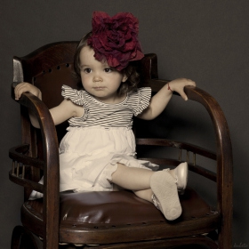 Little Lady and chair