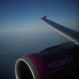 in the air