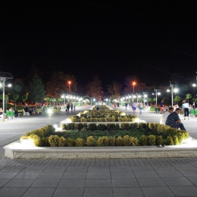 Kurdzhali newest park at night