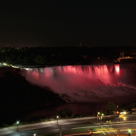 Niagara at night