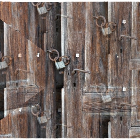 Closed door