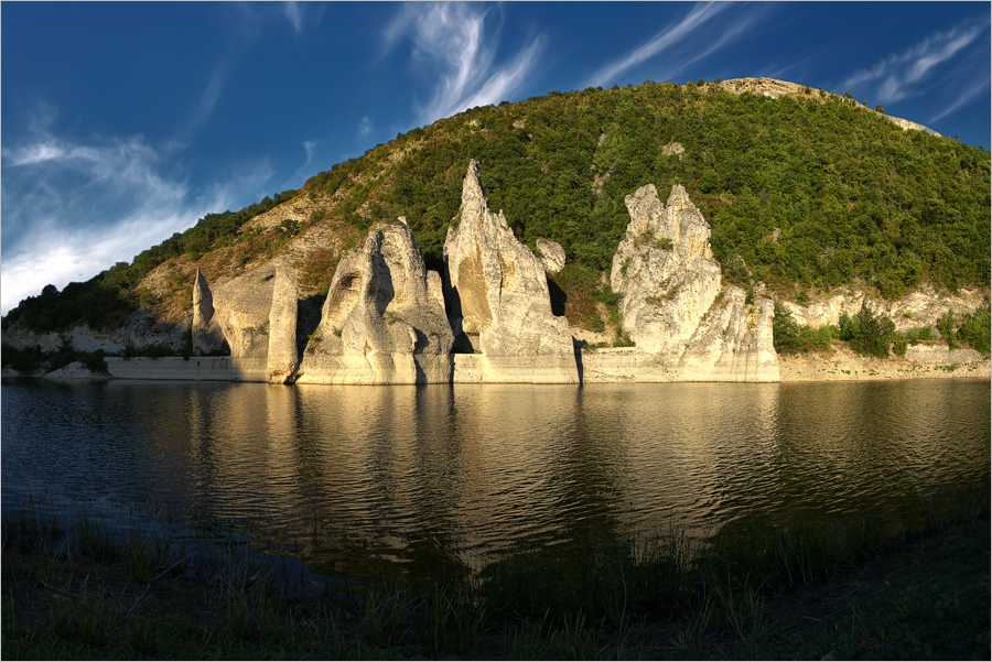 The quaint rocks...