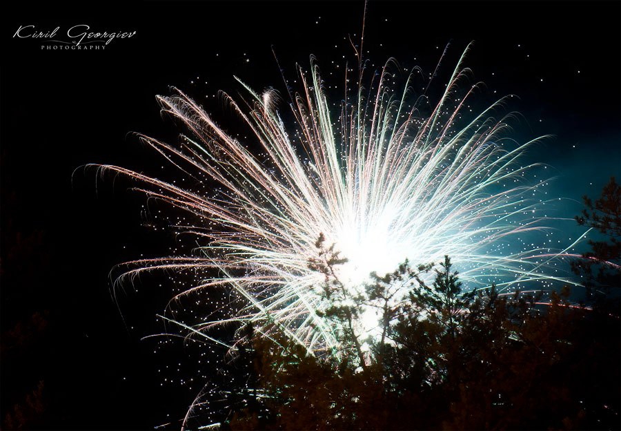 New year fireworks