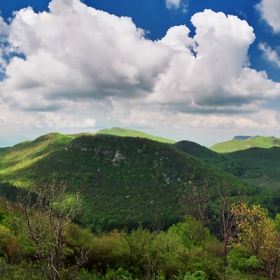 Врачанска планина - панорама на Стрешерския дял