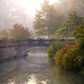 Мъгливо есенно утро, замъкът Schonau II