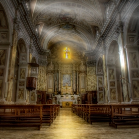 15 exposure HDR (Chiesa di San Bernardino - Piansano, Italy)