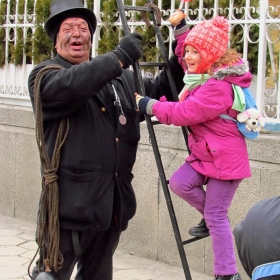 Национален протест 24.02.2013 - София 4 - Атракция за протестиращите!