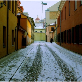 Вильнюс.Улочка в Старом городе.