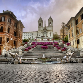 Morning View (Rome, Piazza di Spagna)