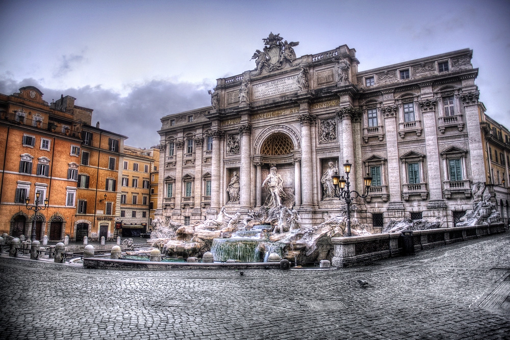 Morning View (Di Trevi) - Quadro Romantico