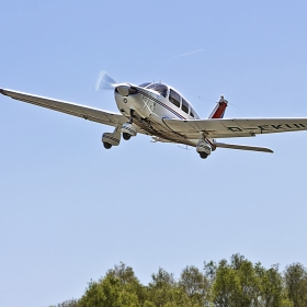 Излитане- Piper P28, аероклуб Langenlonsheim, Germany