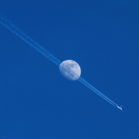 Moon & Airplane...