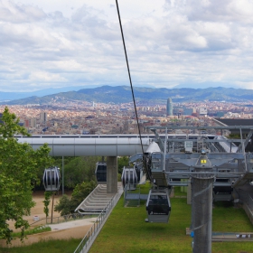 Барселона - Лифта на Montjuic