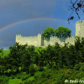 Rainbow over the castle