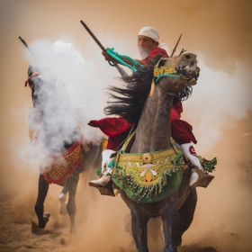 Horse riding in Fantasia