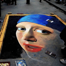 Vermeer StreetArt Florence Italy