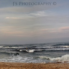 beach at sunset