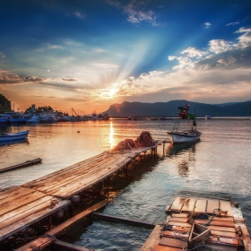 sunrise at Amasra