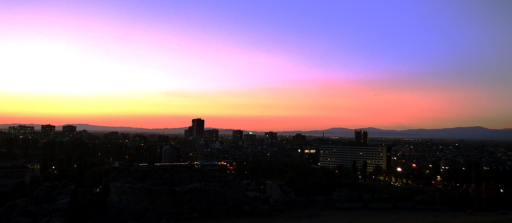 sunset at Rahat Tepe