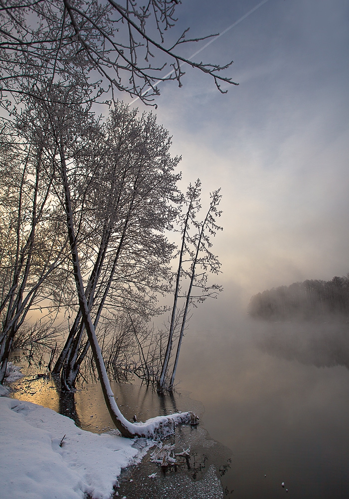 When the river begins to freeze...