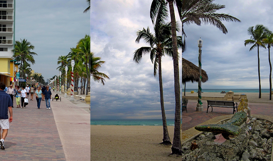 Miami Beach in the winter