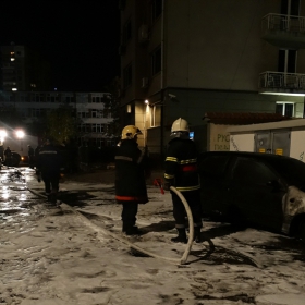 Палеж на автомобил в София
