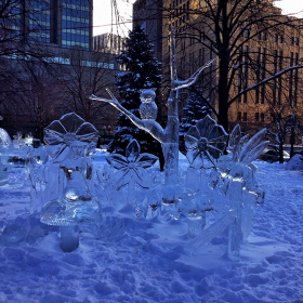 Ice sculptures at St. Paul Winter Festival